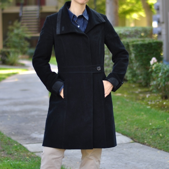 Geox Jackets & Blazers - Geox Respira Black Winter Coat